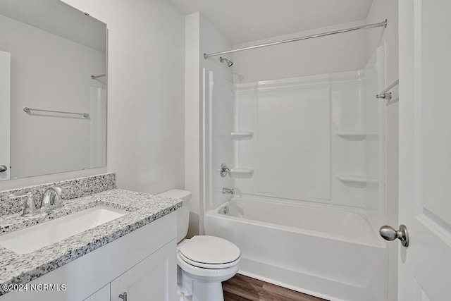 246 Kite Cir NE Lot 667, Bolivia, NC 28422 - full bath with vanity, toilet,  shower combination, and wood finished floors