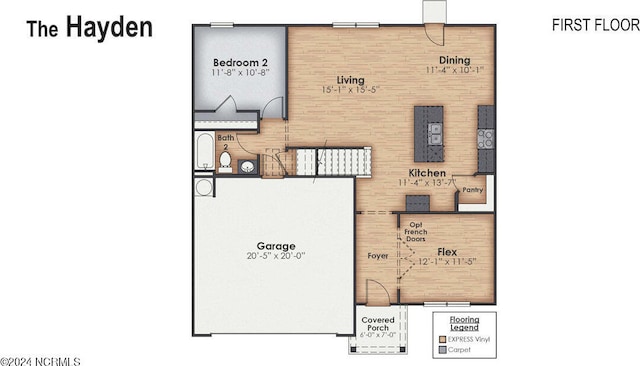 246 Kite Cir NE Lot 667, Bolivia, NC 28422 - room layout