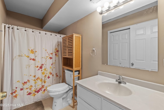 612 N Carolina Beach Ave Unit 3A, Carolina Beach, NC 28428 - full bath featuring vanity, toilet, and curtained shower