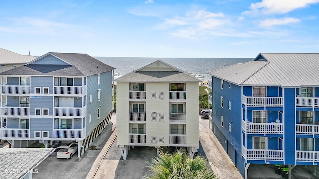 612 N Carolina Beach Ave Unit 3A, Carolina Beach, NC 28428 - view of apartment building / complex with a water view