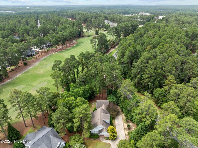 30 Deacon Palmer Pl, Southern Pines, NC 28387 - aerial overview of property's location featuring a heavily wooded area and a golf course