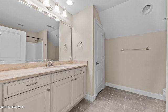 30 Deacon Palmer Pl, Southern Pines, NC 28387 - full bathroom featuring vanity and tile patterned flooring