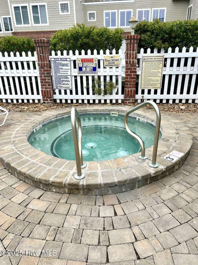 104 S 3rd St Unit H2, Morehead City, NC 28557 - view of pool featuring a hot tub and a pool