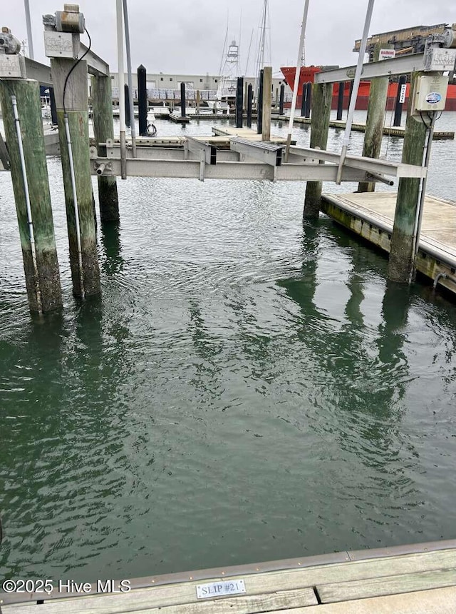 104 S 3rd St Unit H2, Morehead City, NC 28557 - dock featuring a water view