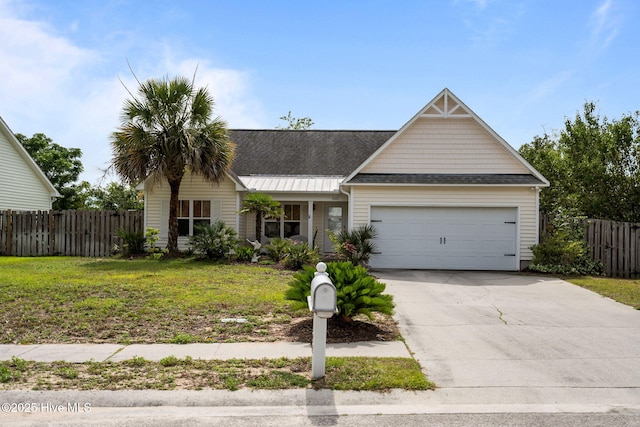 8122 Bahia Honda Dr, Wilmington, NC 28412 - view of front facade with an attached garage, driveway, and roof with shingles