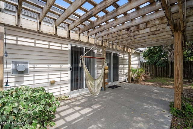 8122 Bahia Honda Dr, Wilmington, NC 28412 - view of patio / terrace with a pergola