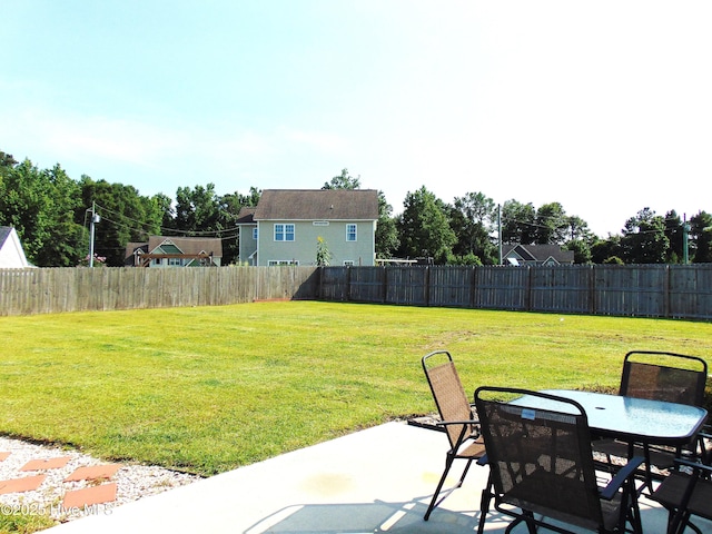 205 Brice Ct, Hubert, NC 28539 - view of yard featuring a patio area and outdoor dining area