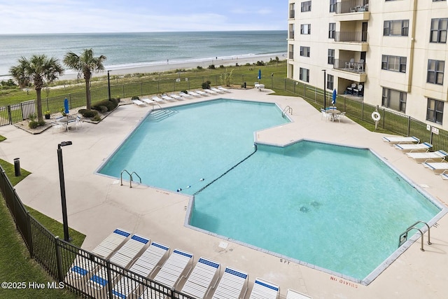1505 Salter Path Rd Unit 328, Indian Beach, NC 28512 - community pool featuring a water view and a patio area