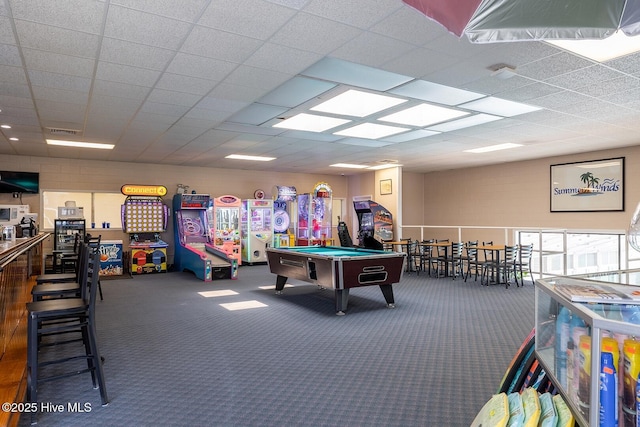 1505 Salter Path Rd Unit 328, Indian Beach, NC 28512 - rec room with carpet floors and billiards