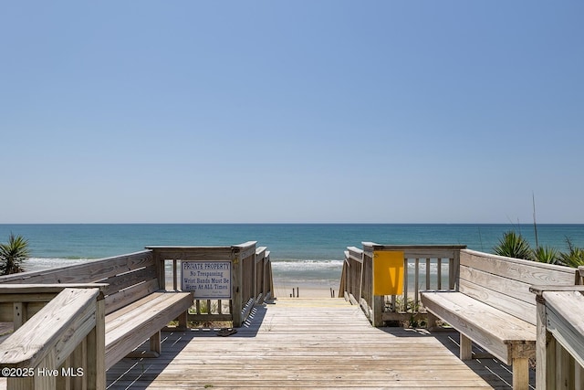 1505 Salter Path Rd Unit 328, Indian Beach, NC 28512 - view of community with view of water and beach