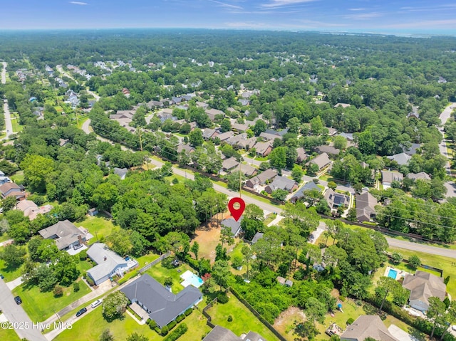 711 Navaho Trl, Wilmington, NC 28409 - aerial perspective of suburban area