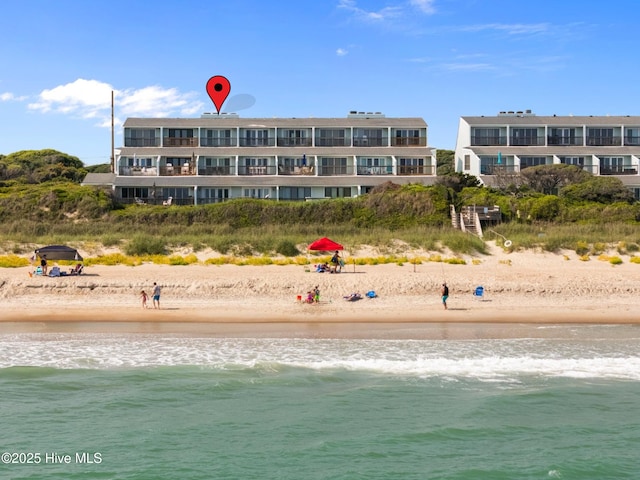 535 Salter Path Rd Unit 3, Pine Knoll Shores, NC 28512 - water view with local beach