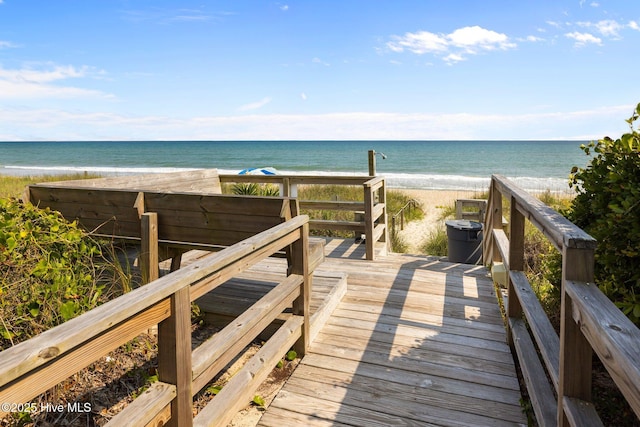 535 Salter Path Rd Unit 3, Pine Knoll Shores, NC 28512 - water view featuring nearby beach