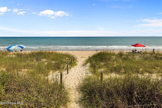 535 Salter Path Rd Unit 3, Pine Knoll Shores, NC 28512 - water view featuring local beach