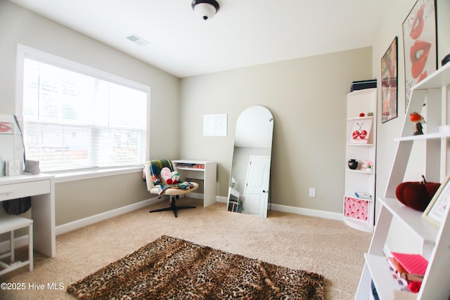 103 Stafford Dr, Pikeville, NC 27863 - playroom with carpet floors, baseboards, and arched walkways