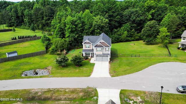 103 Stafford Dr, Pikeville, NC 27863 - view from above of property featuring a forest