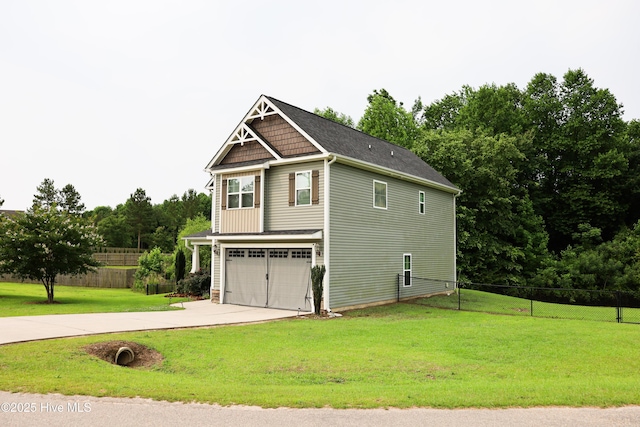 103 Stafford Dr, Pikeville, NC 27863 - view of side of property with driveway and a garage