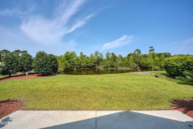 4277 Kingston Ct, Southport, NC 28461 - view of green lawn with a water view