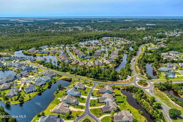 4277 Kingston Ct, Southport, NC 28461 - aerial view of residential area featuring a large body of water