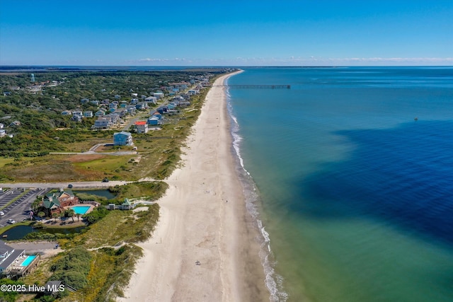 4277 Kingston Ct, Southport, NC 28461 - bird's eye view of waterfront with a beach