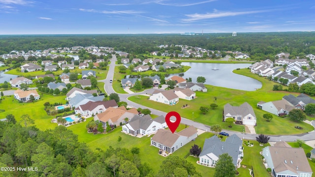 5170 Swashbuckler Way, Southport, NC 28461 - aerial view of residential area featuring a nearby body of water