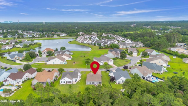 5170 Swashbuckler Way, Southport, NC 28461 - aerial perspective of suburban area featuring a large body of water