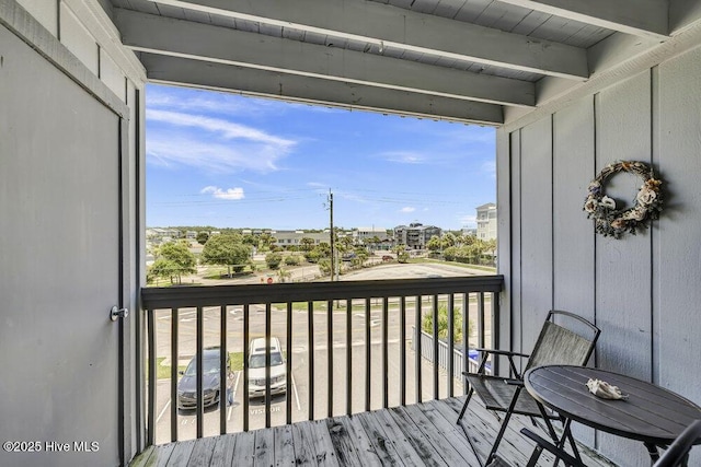 404 S Carolina Beach Ave Unit B7, Carolina Beach, NC 28428 - view of wooden terrace