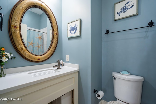 401 Fire Fly Ln, Southport, NC 28461 - full bath featuring vanity and toilet