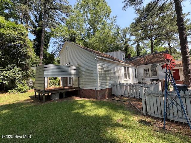 1041 Lafayette Ave, Rocky Mount, NC 27803 - view of rear view of house