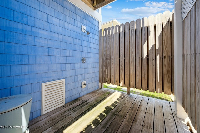 view of deck