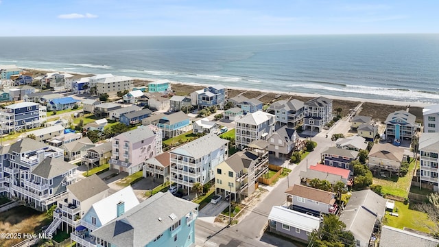 aerial view of unending shoreline
