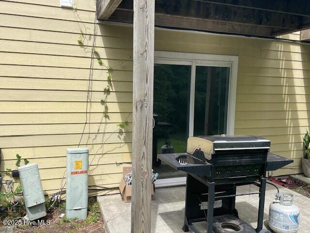3309 Bridges St Unit 12, Morehead City, NC 28557 - view of patio / terrace with area for grilling
