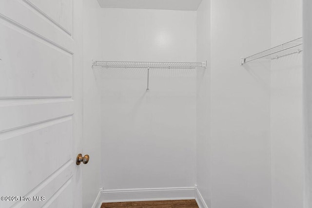472 Landsdowne Cir, Hampstead, NC 28443 - spacious closet with dark wood-type flooring