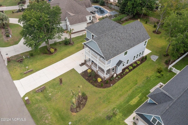 505 N Shore Dr, Sneads Ferry, NC 28460 - aerial view of property and surrounding area