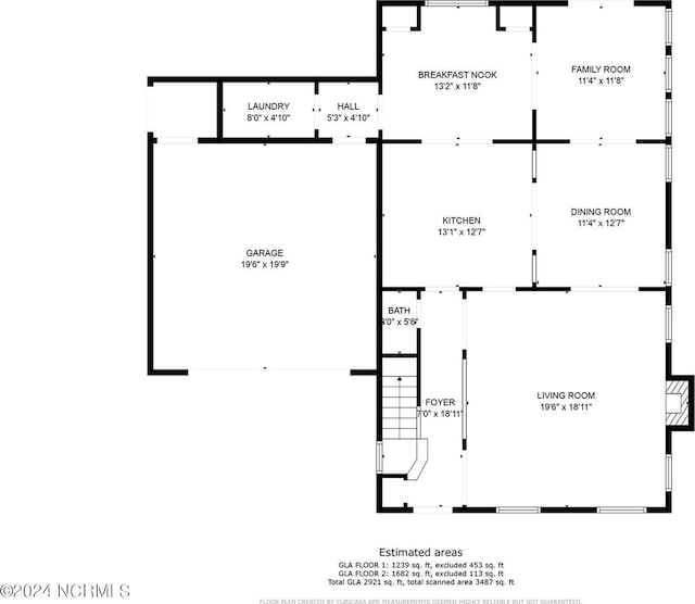 505 N Shore Dr, Sneads Ferry, NC 28460 - home floor plan