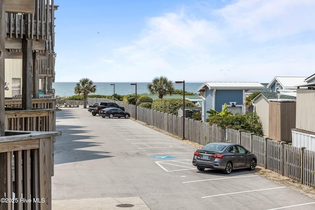 9100 Reed Dr Unit 3107, Emerald Isle, NC 28594 - uncovered parking lot with a water view