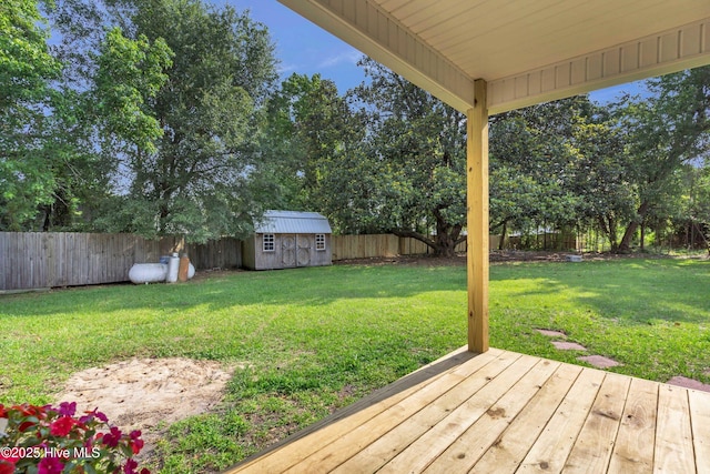 76 Lee Dr, Leland, NC 28451 - view of yard featuring a deck
