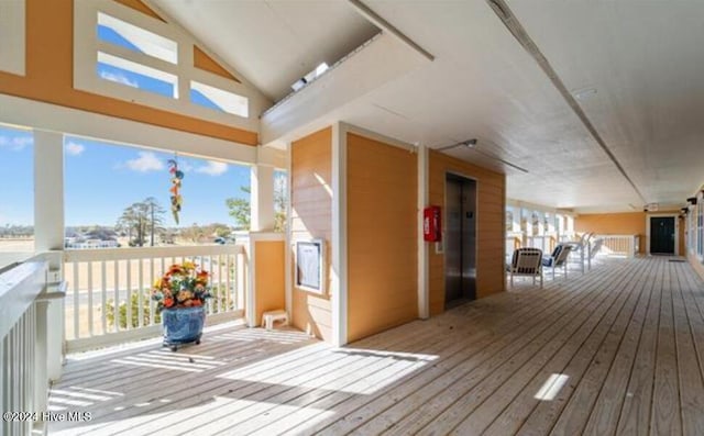 100 Mercedes Ct Unit F, Grandy, NC 27939 - wooden deck with elevator