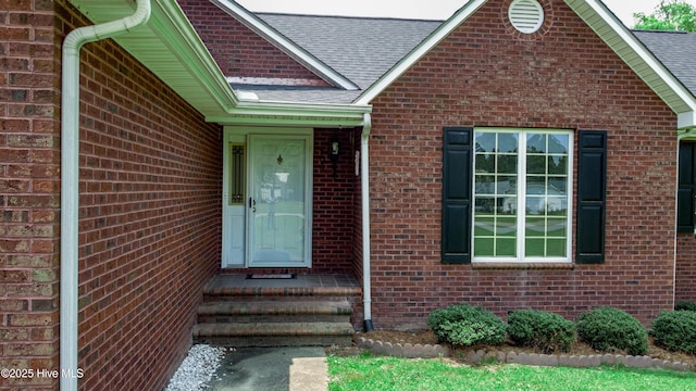 103 Loblolly Dr, Plymouth, NC 27962 - entrance to property with a shingled roof and brick siding