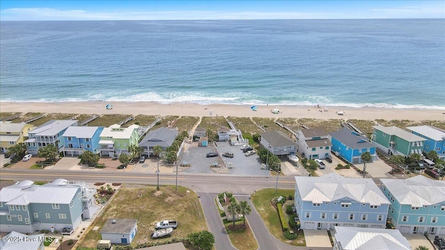 734 Sloop Pointe Ln, Kure Beach, NC 28449 - aerial view of residential area featuring expansive coastline