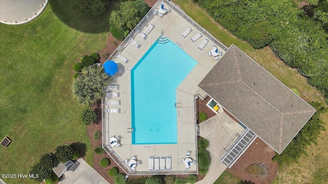 734 Sloop Pointe Ln, Kure Beach, NC 28449 - view of subject property with a pool