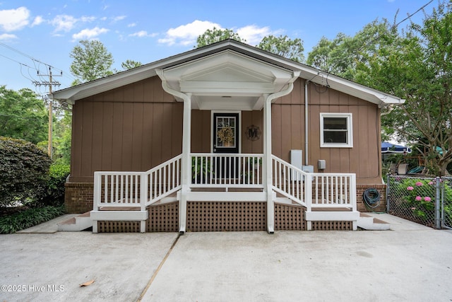 114 Mohican Trl, Wilmington, NC 28409 - view of front of home featuring a patio area
