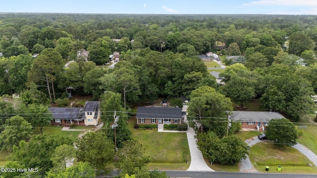 114 Mohican Trl, Wilmington, NC 28409 - bird's eye view of a heavily wooded area