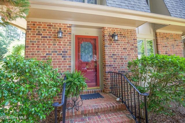 190 Palmetto Rd Unit 20, Pinehurst, NC 28374 - doorway to property with brick siding and a shingled roof