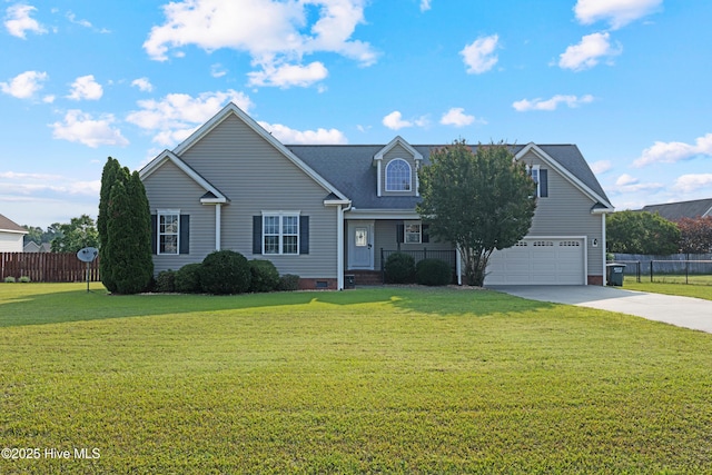 202 Brookside Way, Pikeville, NC 27863 - traditional home featuring driveway, crawl space, and an attached garage