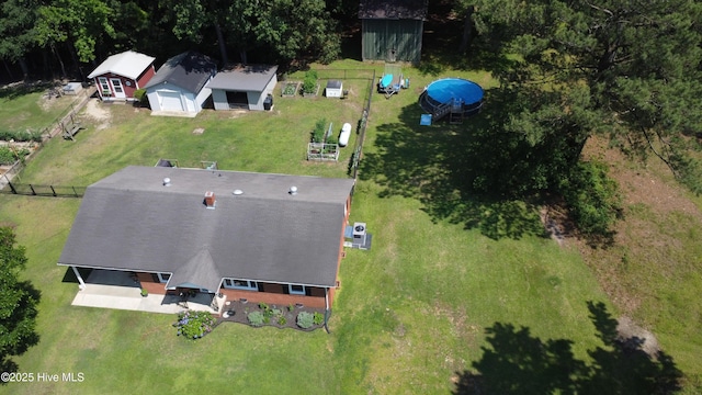127 Deans Ln, Goldsboro, NC 27530 - aerial view of property and surrounding area