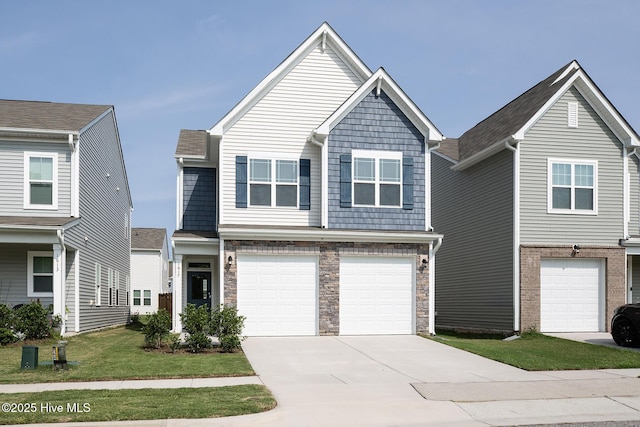 1617 Stanley St, Wilmington, NC 28401 - view of front of home with driveway and an attached garage