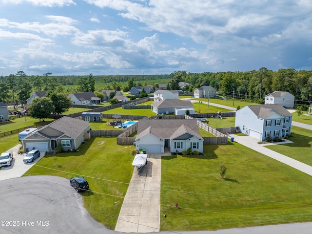 402 Saxby Way, Holly Ridge, NC 28445 - aerial view of residential area
