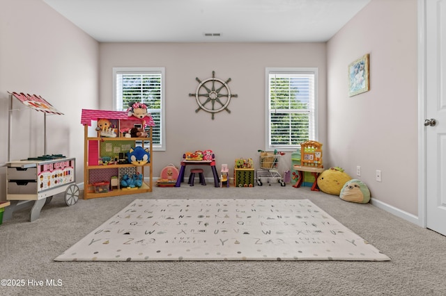 97 Violetear Rdg, Hampstead, NC 28443 - game room featuring carpet flooring, healthy amount of natural light, and baseboards
