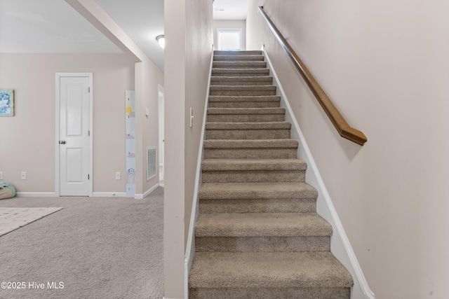 97 Violetear Rdg, Hampstead, NC 28443 - stairway with carpet and baseboards